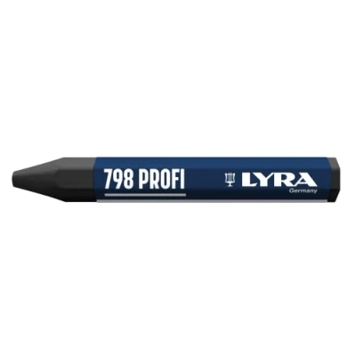 Afbeelding van Lyra PROFI 798 Zwart Waskrijt (12 Stuks)