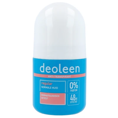Afbeelding van 3x Deoleen Deodorant Roller Regular Anti Transpirant 50 ml