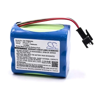 Afbeelding van vhbw 1x batterijvervanging voor Tivoli MA 4, PP 2 digitale radio (2000 mAh, 7,2 V, NiMH)