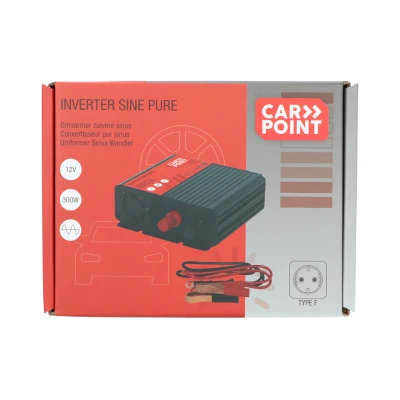 Afbeelding van Carpoint Pure Sinus Omvormer 12V&gt;230V 300W 0510363