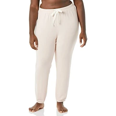 Afbeelding van Amazon Essentials Lichtgewicht lounge badstof joggingbroek voor dames (verkrijgbaar in grote maten), lichtroze, S