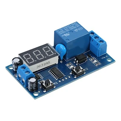 Afbeelding van Loop Timer, DC 12V Oneindige Cyclus Vertraging Rotatie Timer Relais Schakelaar, Switch Module met LED Display