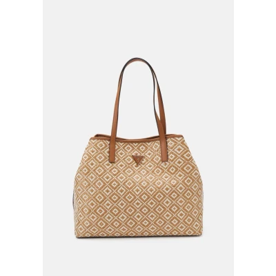 Afbeelding van Guess Vikky SET Shopper, Dames, Maat: One Size, Cognac