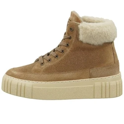 Afbeelding van GANT Snowmont Korte laarzen, Dames, Maat: 41, Warm sand Veloursleer