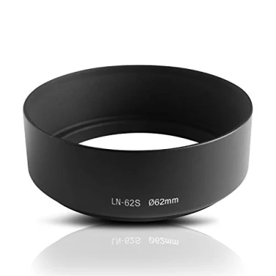 Afbeelding van 62mm Ø Metalen lenskap Lens Hood. CNC bewerkte aluminium. Voor het vastschroeven van lensfilterdraad. Canon Sony Nikon Tamron Sigma Olympus Fujifilm Pentax