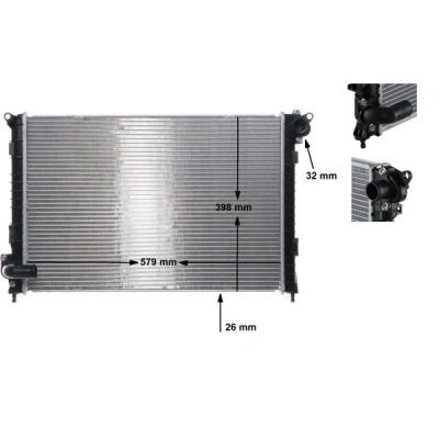 Afbeelding van Mahle Original Radiateur CR 983 000S