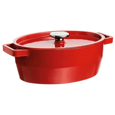 Afbeelding van Braadpan Pyrex Slowcook Ovaal Rood 5,8 L
