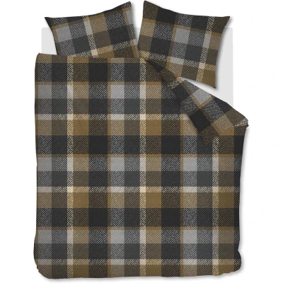 Afbeelding van Dekbedovertrek Beddinghouse Marnix Grey Flanel 200 x / 220 cm 2 Persoons