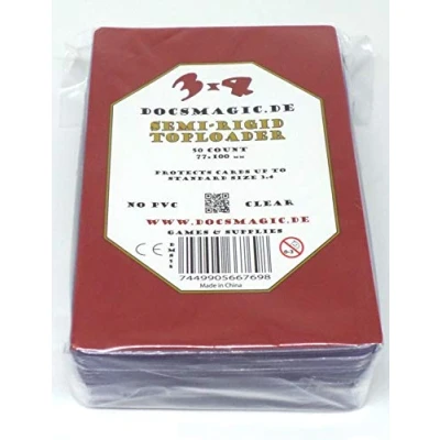 Afbeelding van Docsmagic.de 50 Semi Rigid Toploader Standard Size