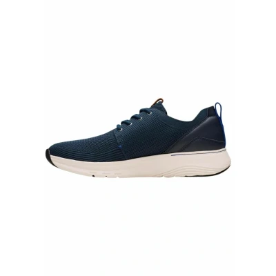 Afbeelding van Clarks Sneakers laag, Heren, Maat: 47, Navy Textiel
