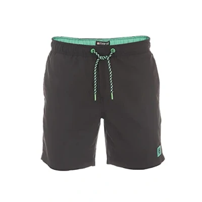 Afbeelding van Riverso RIVDavid Zwembroek voor heren, korte broek, zomer, sport, shorts, trekkoord, 100% polyester, zwart, blauw, rood, groen, oranje, S, M, L, XL, XXL, 3XL, 4XL, 5XL, M