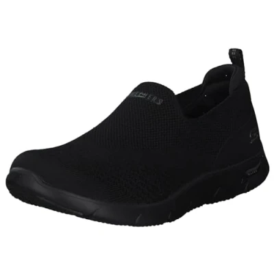 Afbeelding van Skechers Arch Fit voor dames Refine Don&#039;t Go Sneaker, Zwart Heathered Knit, 39 EU