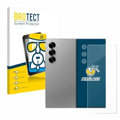 Afbeelding van BROTECT Glas Screen Protector voor Samsung Galaxy Z Fold6 5G (Voor+Camera) Schermbeschermer [9H Hardheid, Beschermglas Folie niet Gehard Glas]
