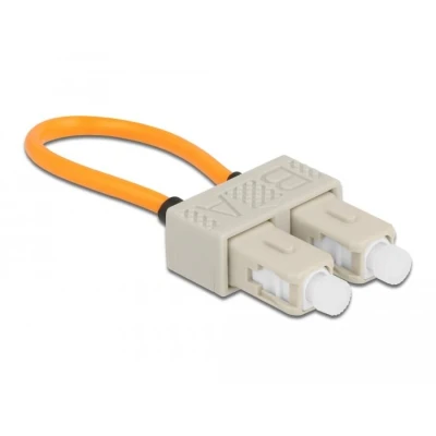 Afbeelding van Delock LWL Loopback Adapter SC / OM1 Multimode beige