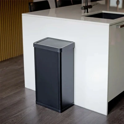 Afbeelding van QLT Knockdown Push Prullenbak 50 Liter