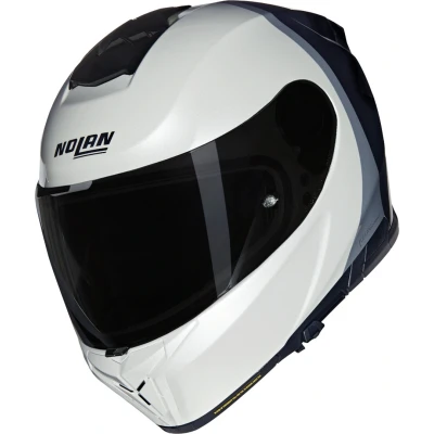 Afbeelding van Nolan N80 8 Verniciatura Speciale N Com Helm, zwart wit beige, afmeting XS voor man