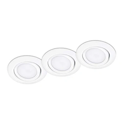 Afbeelding van Trio Leuchten LED inbouwverlichting Rila 3 delige set 650310331, metaal wit mat, incl. 3x x 5 Watt