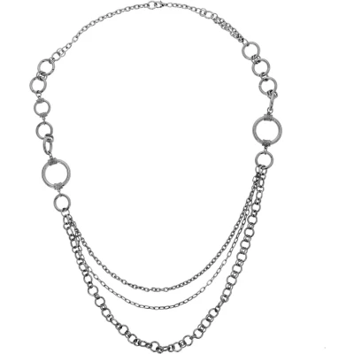 Afbeelding van Behave Lange ketting zilver kleurig