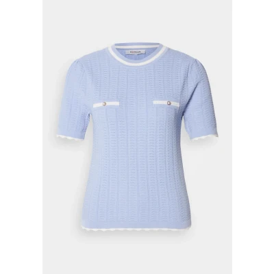 Afbeelding van Morgan Tshirt print, Dames, Maat: Large, Ciel