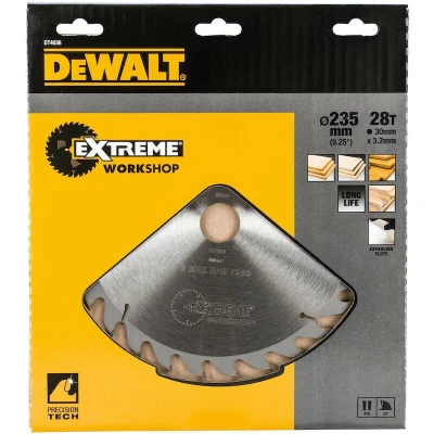 Afbeelding van DeWalt Accessoires Cirkelzaagblad 235x30x28t, wisseltand, positief 25, kerf 3,0mm DT4036 QZ