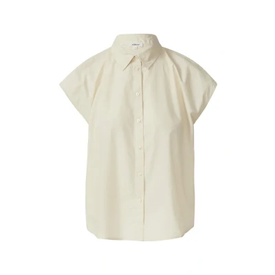 Afbeelding van s.Oliver AUS Popeline IM Overhemdblouse, Dames, Maat: 32, Champagner