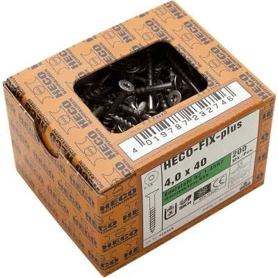 Afbeelding van HECO FIX plus spaanplaatschroeven platkop 3,5x40 mm torx RVS A2 200 st
