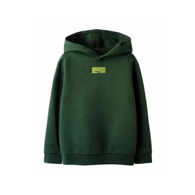 Afbeelding van Name it Regular FIT Hoodie voor kinderen, Maat: 122/128, Deep forest