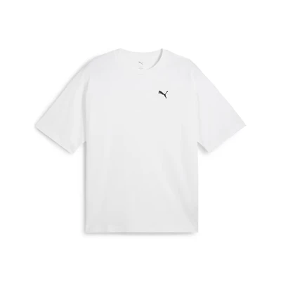 Afbeelding van Puma Wardrobe Oversized TEE Tshirt basic, Heren, Maat: Large, White