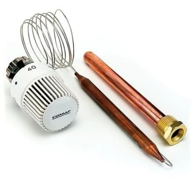 Afbeelding van Comap thermostaatknop M28 20 50 met voeler 2m en dompelbuis 1/2&quot;