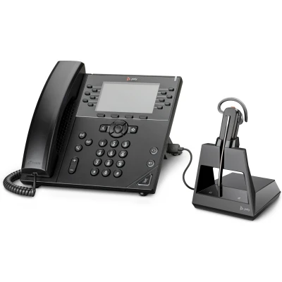 Afbeelding van POLY 7S3Y5AA Headset Bedraad en draadloos Hoofdband Kantoor/callcenter USB Type A Bluetooth Zwart