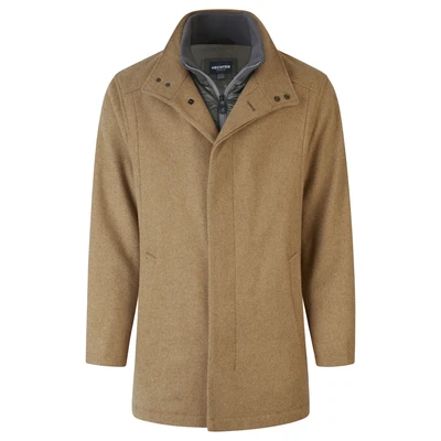 Afbeelding van Daniel Hechter Halflange jas, Heren, Maat: 48, Camel
