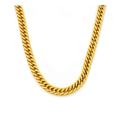 Afbeelding van Stalen Ketting Schakelketting Verguld 5mm/55cm