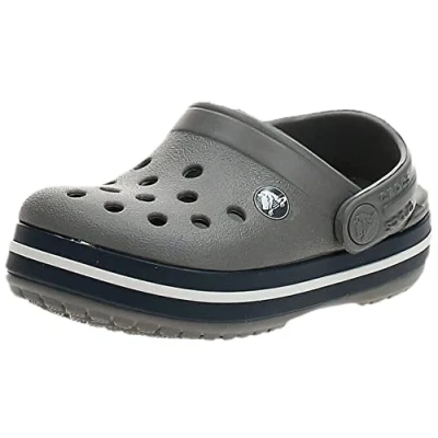 Afbeelding van Crocs Klompen Crocband Clog T uniseks kind , Smoke/Navy 19/20 EU