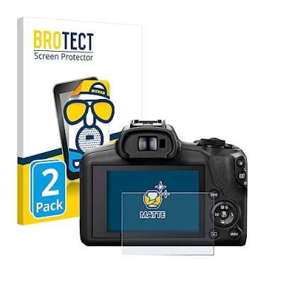 Afbeelding van BROTECT (2 Stuks) Antireflecterende Beschermfolie voor Canon EOS R100 Anti Glare Screen Protector, Mat, Ontspiegelend