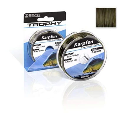 Afbeelding van Zebco Nylon Trophy Carp 300m Maat : 0.40mm (250m) 12.7 kilo