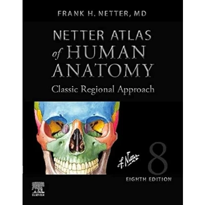Afbeelding van Netter Atlas of Human Anatomy: Classic Regional Approach (hardcover): Professional Edition with NetterReference Downloadable Image Bank