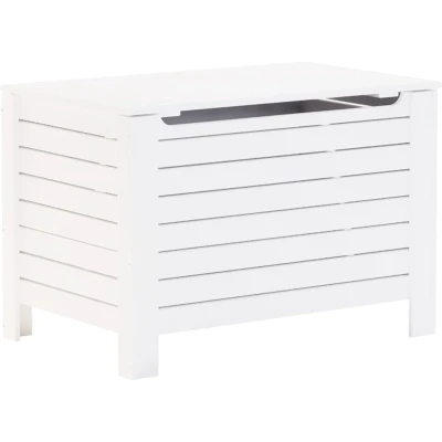 Afbeelding van vidaXL Opbergbox met deksel RANA 100x49x54 cm massief grenenhout wit