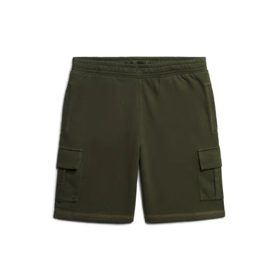 Afbeelding van Superdry Contrast Stitch Shorts, Heren, Maat: Small, Washed olive