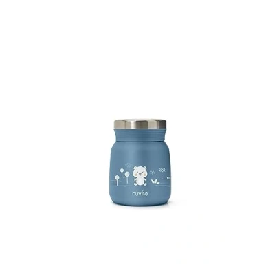 Afbeelding van Nuvita 4471 Thermoskan voor warme en koude levensmiddelen Thermocontainer Babyvoeding warm eten kinderen Powder Blue