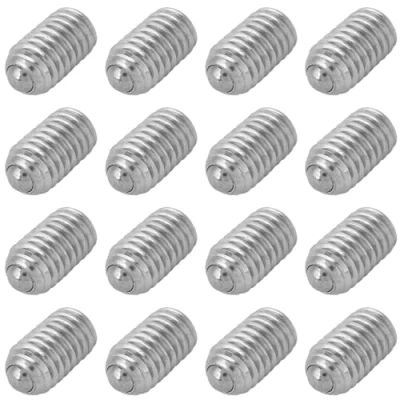 Afbeelding van M6 Spring Ball Plunjerschroef, 20Pcs Draad Inbus Lokaliseren Kogelomloopspindel Roestvrij Staal Veer Bal Plunjer Schroef Bevestiging, Voor Smering Pneumatische Apparatuur (M6*10)