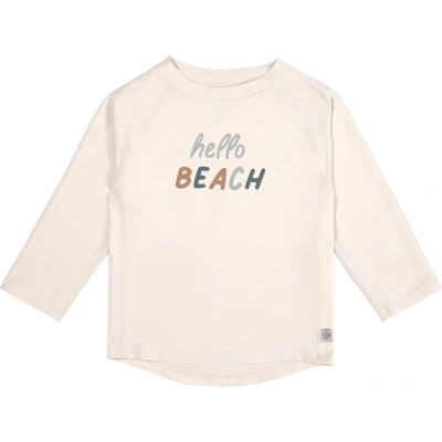 Afbeelding van Lässig Zwemshirt Rashguard Lange Mouw Splash &amp; Fun Hello Beach milky, 25 36 mnd. Maat 98