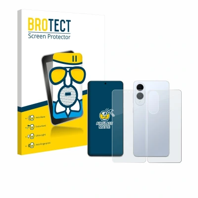 Afbeelding van BROTECT Screenprotector voor Samsung Galaxy S25 Edge (Voor+Achter) Folie Beschermfolie Beschermglas matte