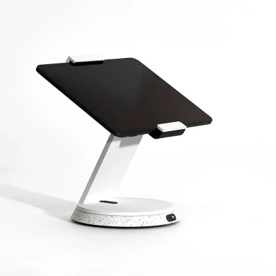 Afbeelding van Bouncepad Eddy tafelstandaard, Tablet houder tafel universeel, wit