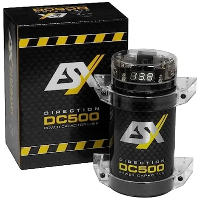 Afbeelding van ESX Direction DC500 powercap 0.5 farad met intern verdeelblok