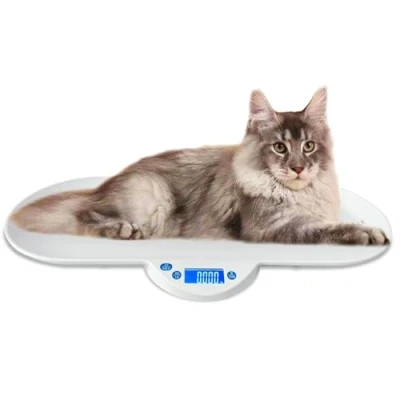 Afbeelding van Weegschaal voor huisdieren, babyweegschaal, multifunctionele elektronische weegschaal, geschikt volwassenen en kleine dieren zoals baby&#039;s, kittens puppy&#039;s