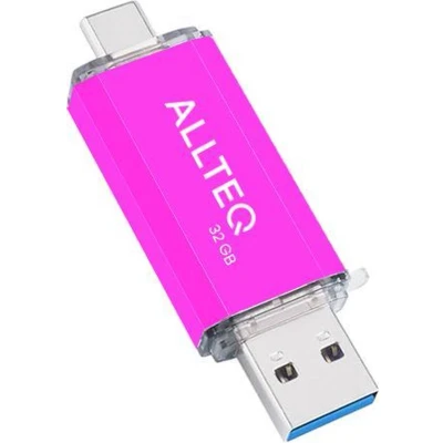 Afbeelding van USB 3.1 stick Roze 32 GB Allteq