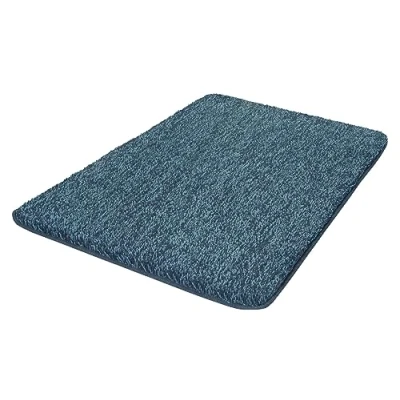 Afbeelding van Kleine Wolke Seattle, 70 x 120 cm, kleur ijsblauw badtapijt, polyester, 70x120x3 cm