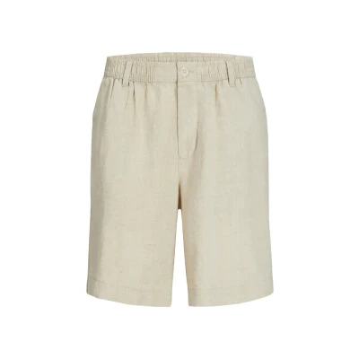 Afbeelding van Jack &amp; Jones Premium Stbill Lawrence Shorts, Heren, Maat: Small, Beige