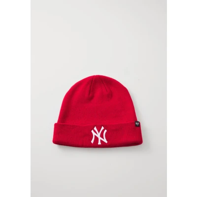 Afbeelding van &#039;47 MLB NEW YORK Yankees Raised CUFF Unisex Muts, Maat: One Size, Red