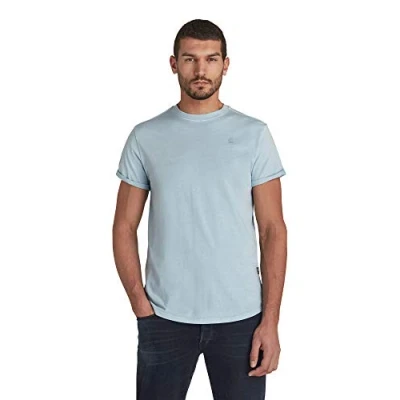 Afbeelding van G Star LASH R T S\S Tshirt basic mauve, Heren, Maat: XS, Mauve